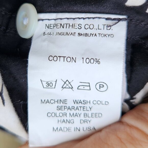 Engineered Garments NYC Aloha Pineapple Print Button Down Shirt - Picture 5 of 7